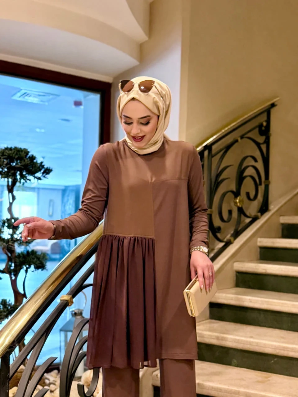 Kahverengi Hedy Takım - Görsel 5
