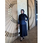 Lacivert Şeyma Elbise