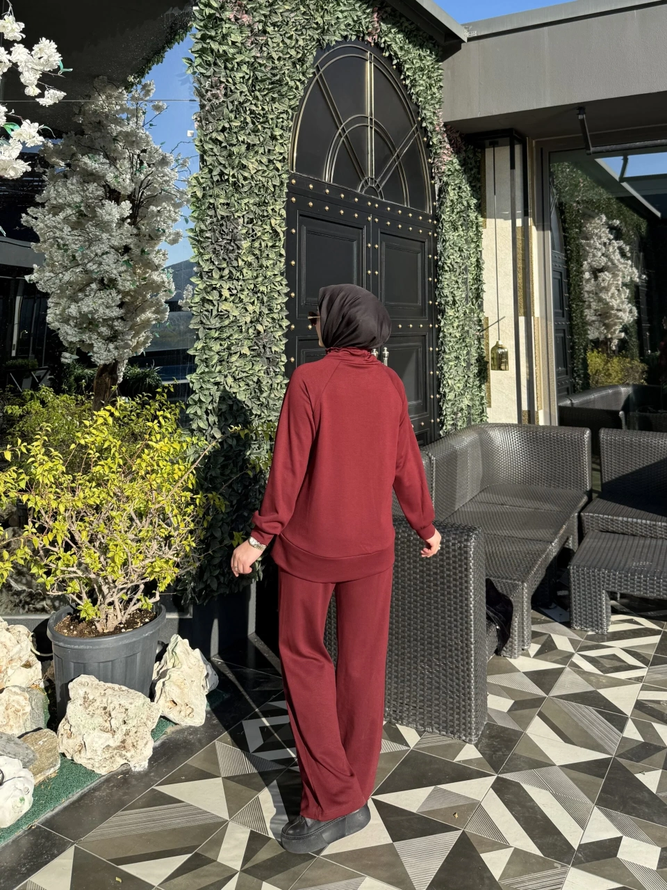 Bordo Noa Takım - Görsel 4