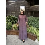 Mürdüm İpek Kupra Tam Boy Kap - Görsel 2